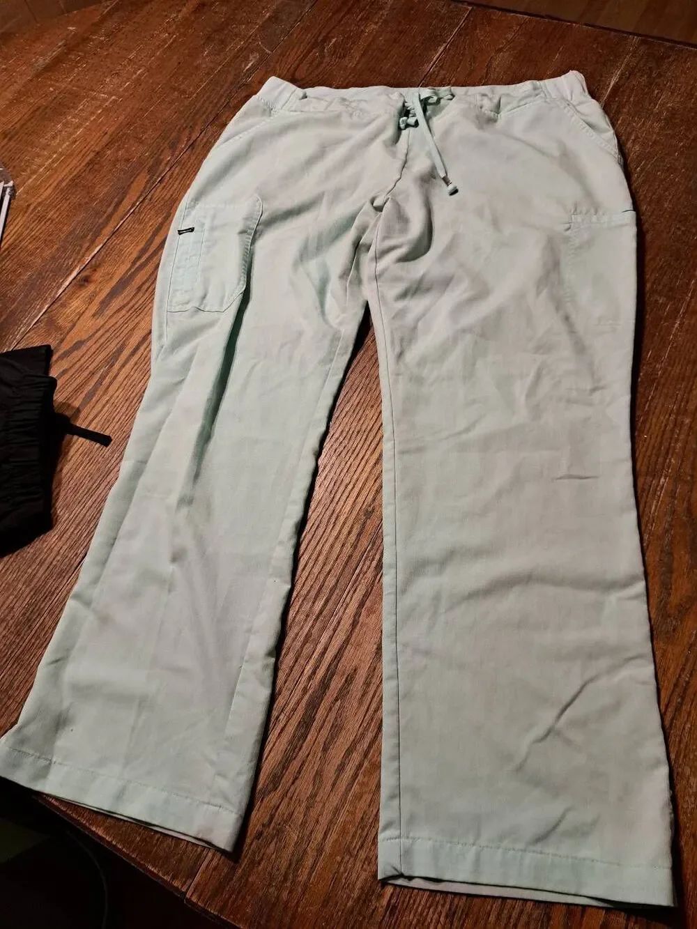 Grey's Anatomy Scrubs XL Light Green Scrub Pants 4277P Pockets Drawstring Barco